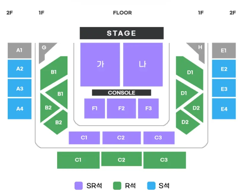 미스트롯3 전국투어 콘서트 서울 올림픽공원 올림픽홀 좌석 배치도